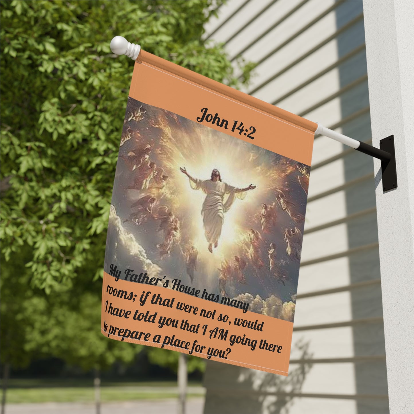 "I've Prepared A Place For You" John 14:2 Decorative Yard Banner