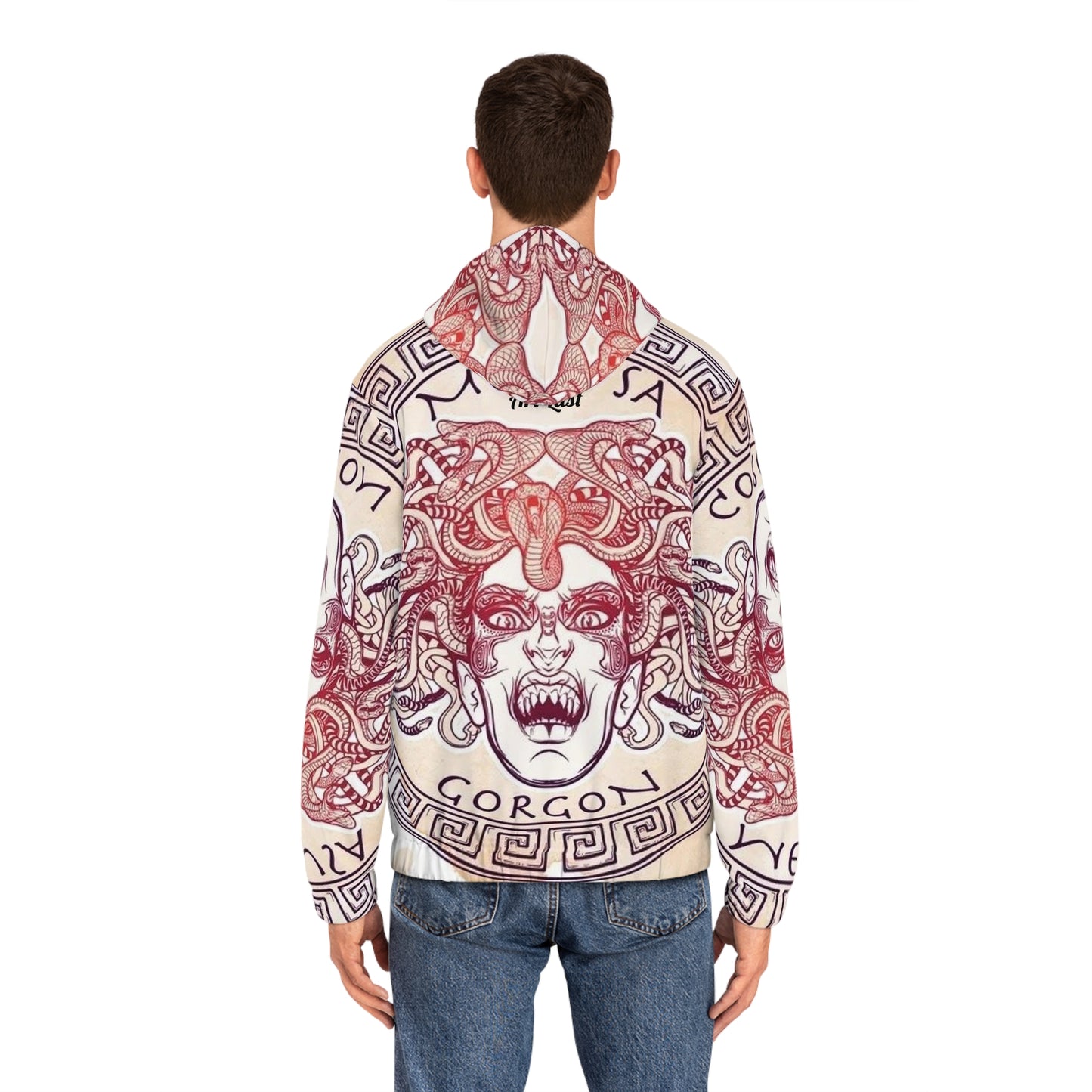 Men's Color Fuse Madusa Full-Zip Hoodie (AOP)