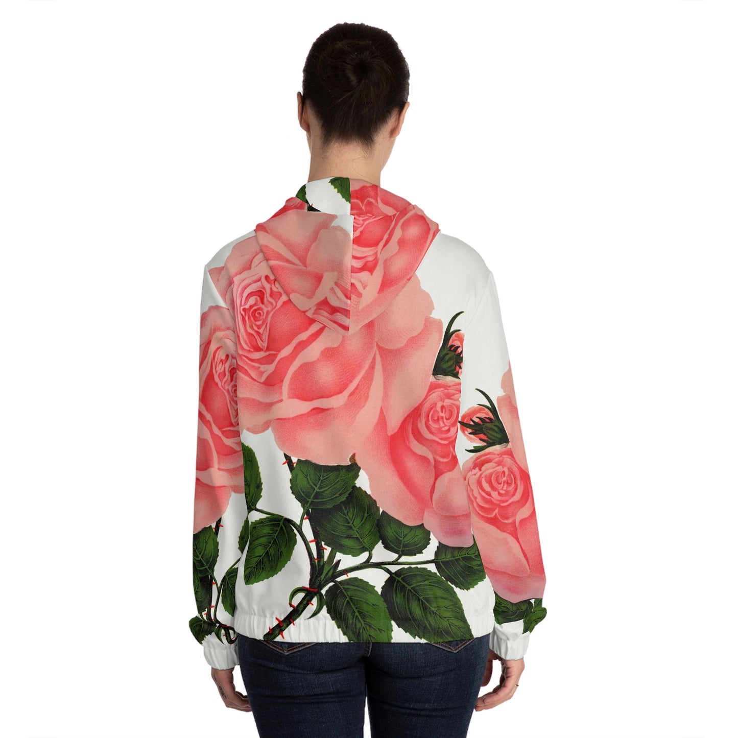Women’s Vitage Made Full-Zip Hoodie (AOP)
