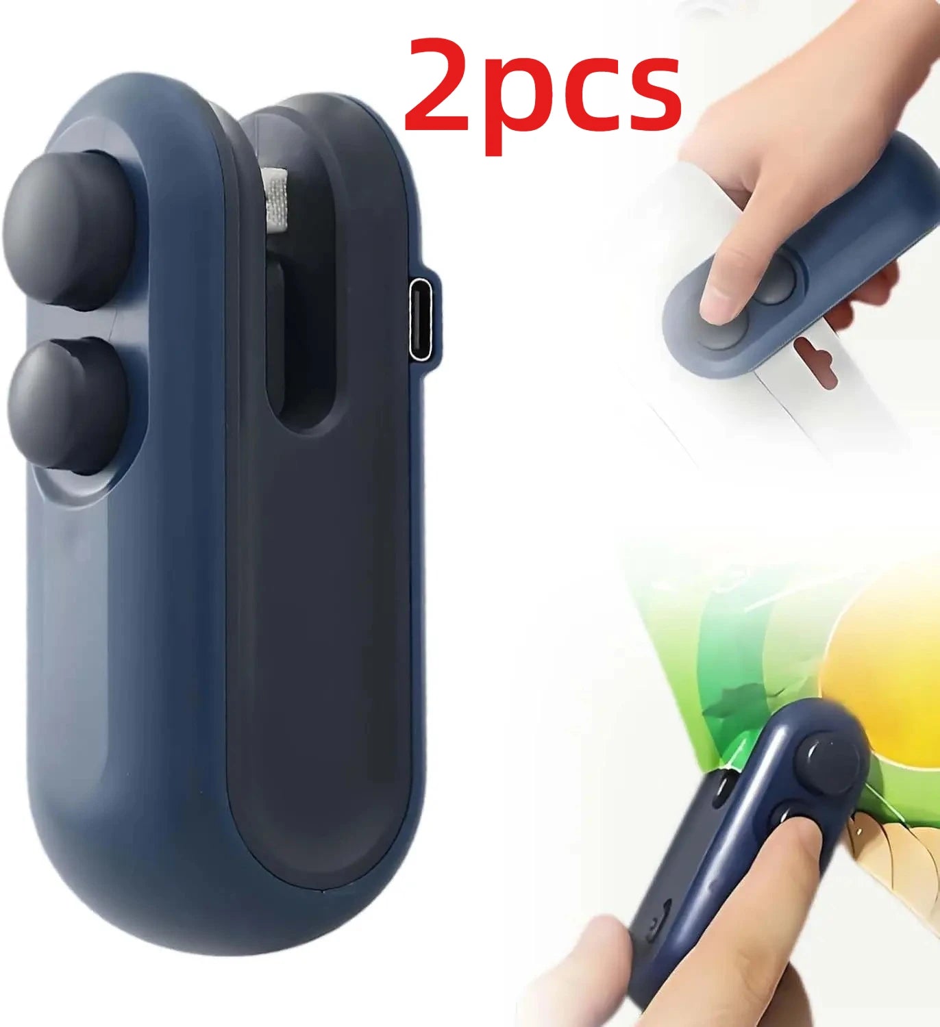 Mini Heat Bag Sealing Machine Plastic Bag Sealer Portable Thermal Plastic Bag Sealants Handheld Plastic Bags Sealing Machine