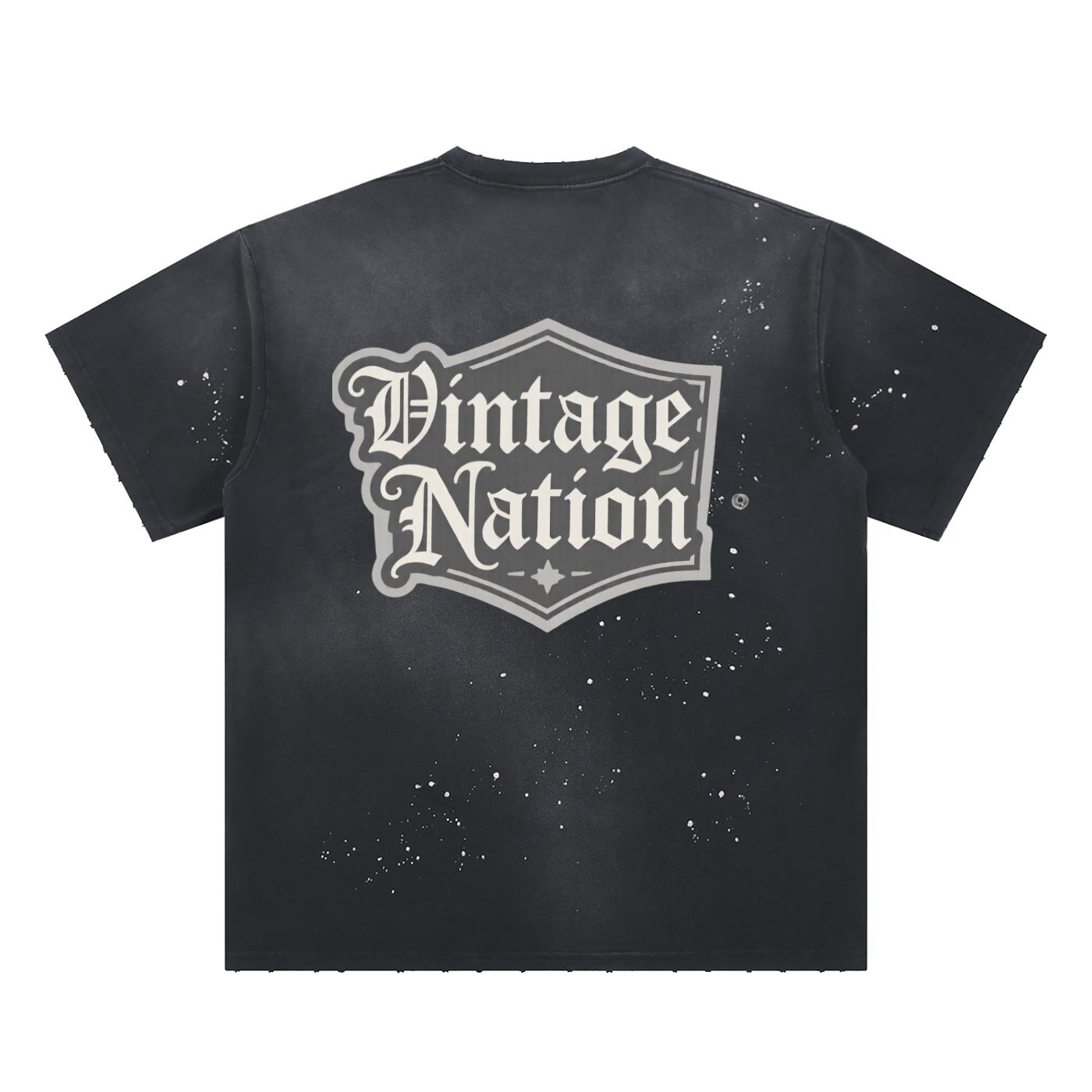Hand-Frayed Vintage Nation T-Shirt