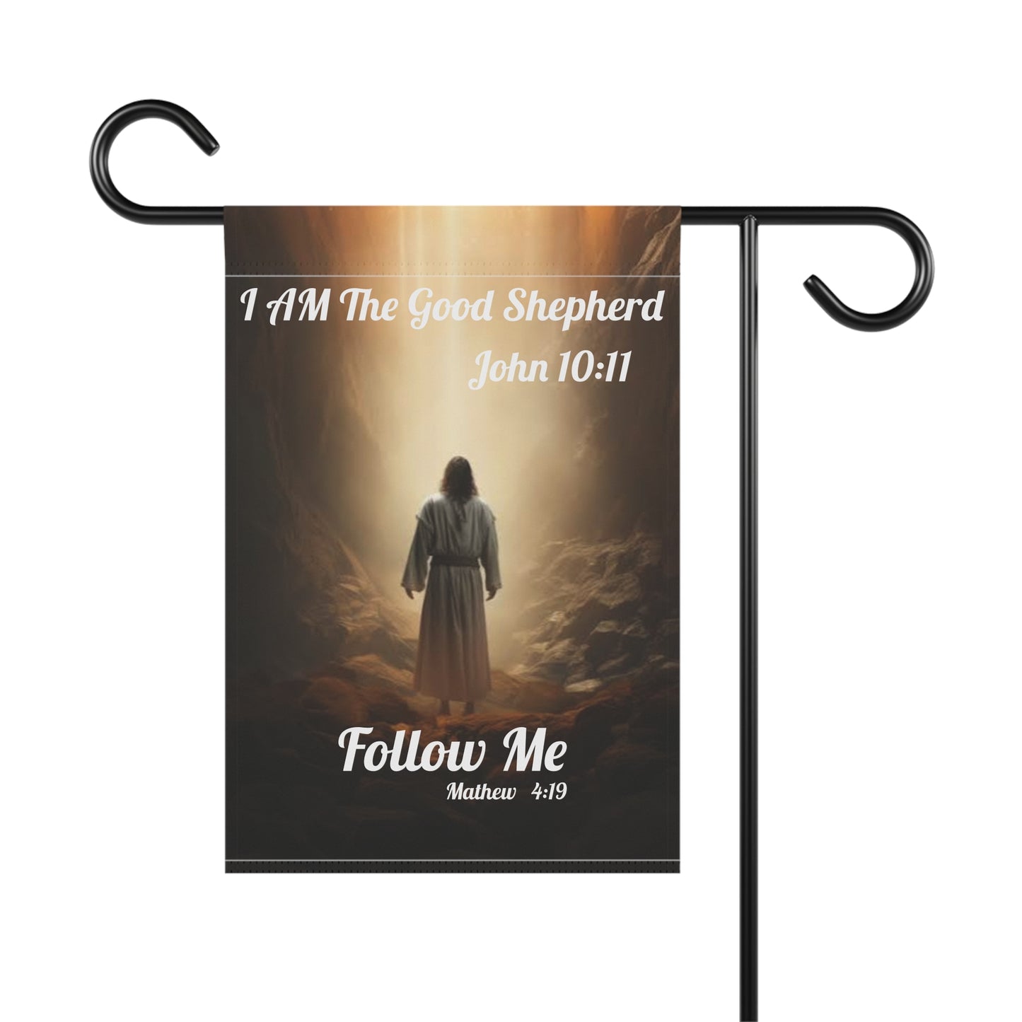 "I AM The Good Shepherd" John 10:11 Decorative Yard Banner