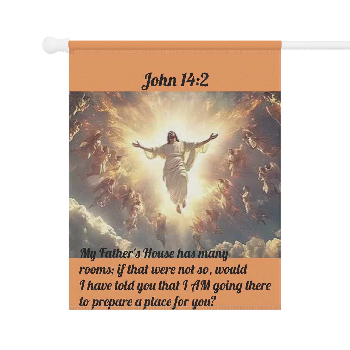 "I've Prepared A Place For You" John 14:2 Decorative Yard Banner