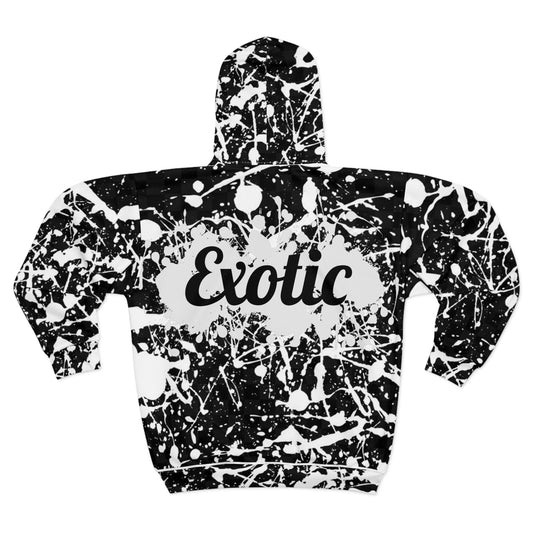 Vintage Exotic Abstract Zip Hoodie