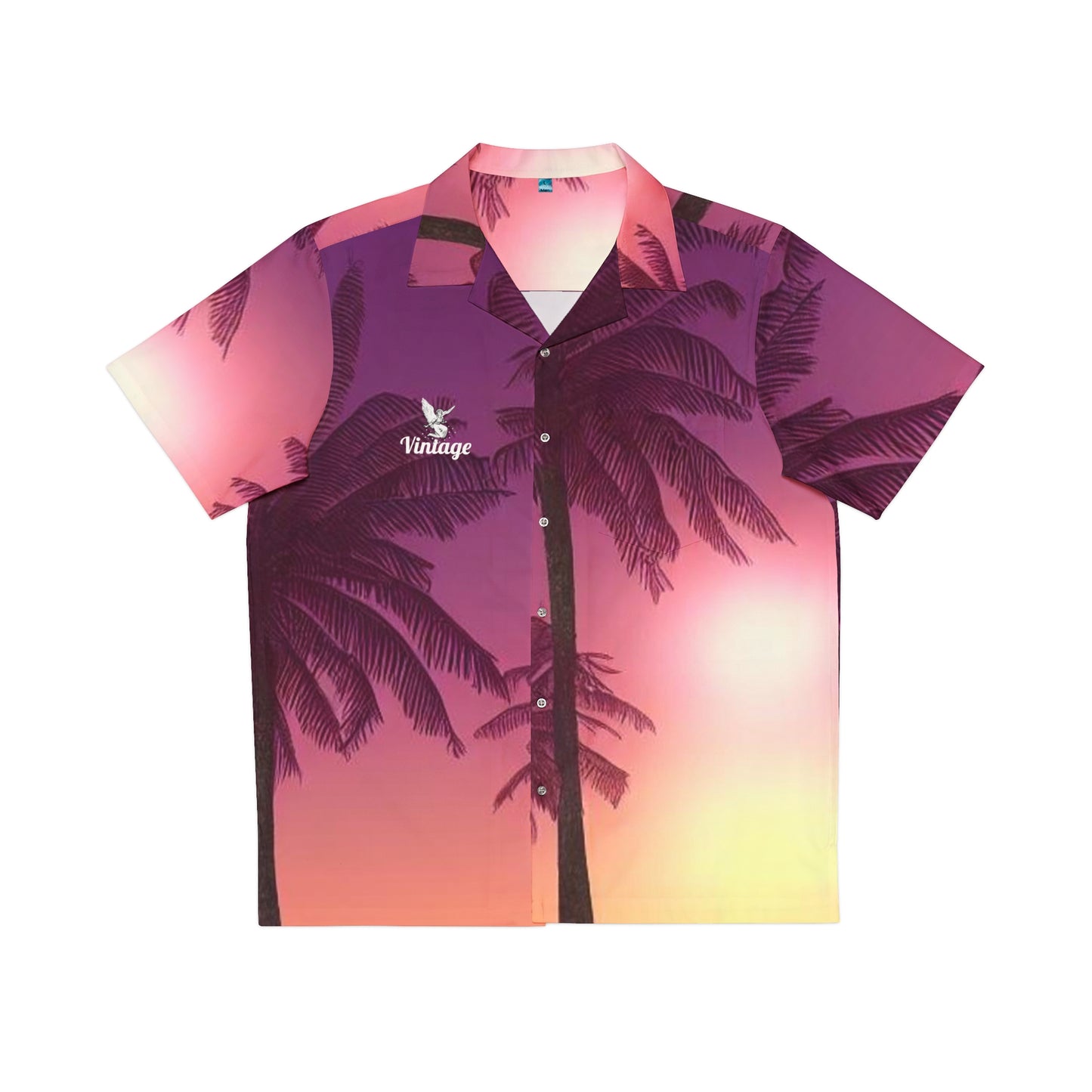 Men's Vintage Vice City Hawaiian Shirt (AOP)