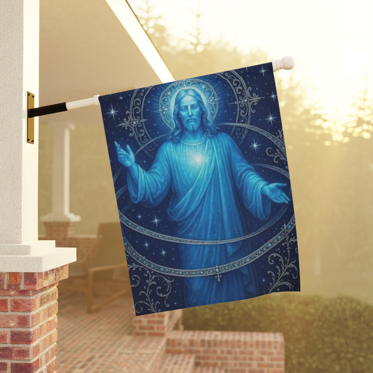 King Jesus Decorative Yard Banner