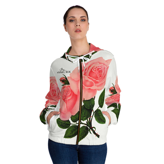 Women’s Vitage Made Full-Zip Hoodie (AOP)