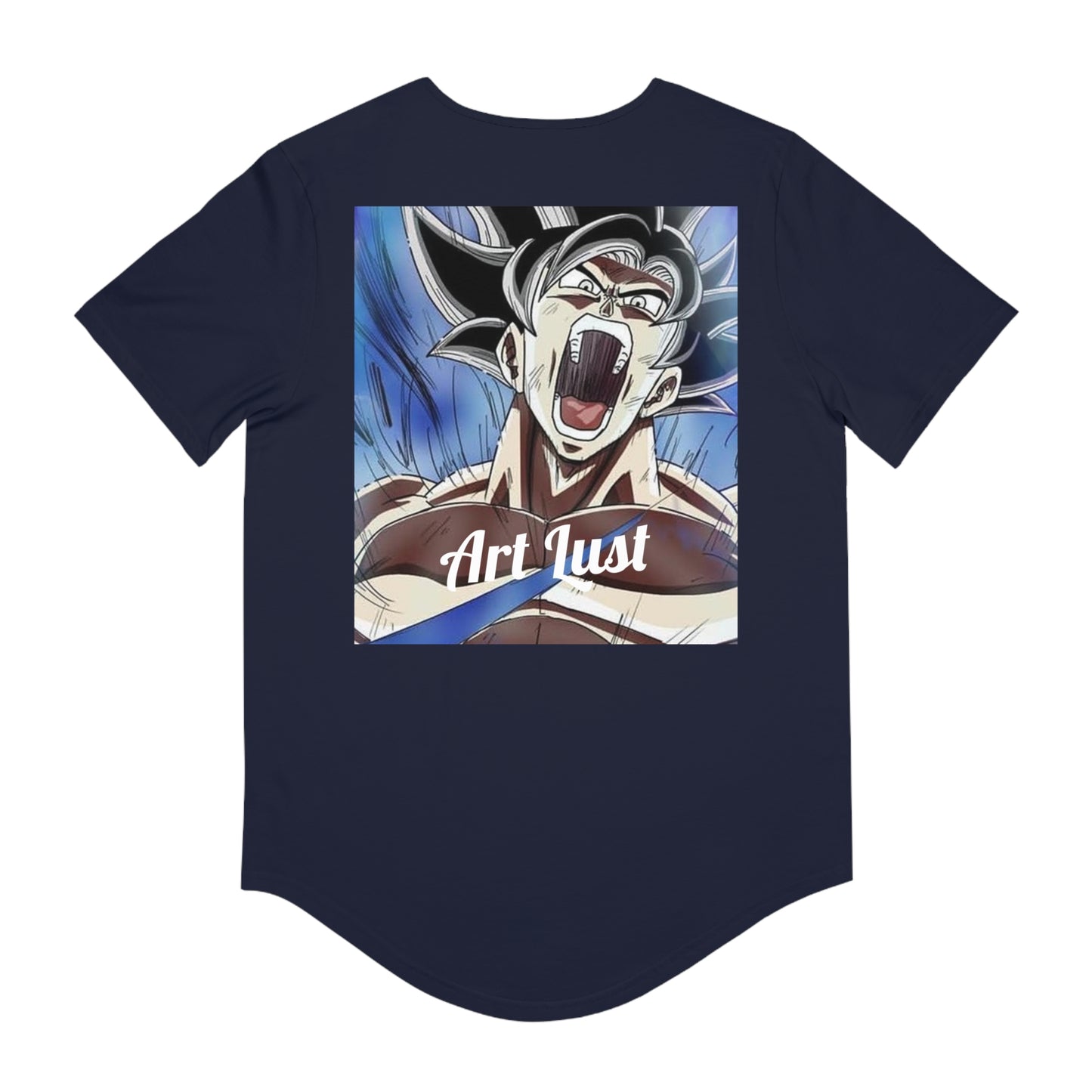 Men's Ultra Instinct Art Lust Jersey Curved Hem Tee