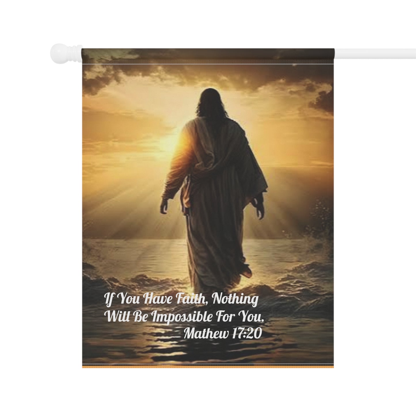 Have Faith Mark 17:20 Decorative Yard Banner