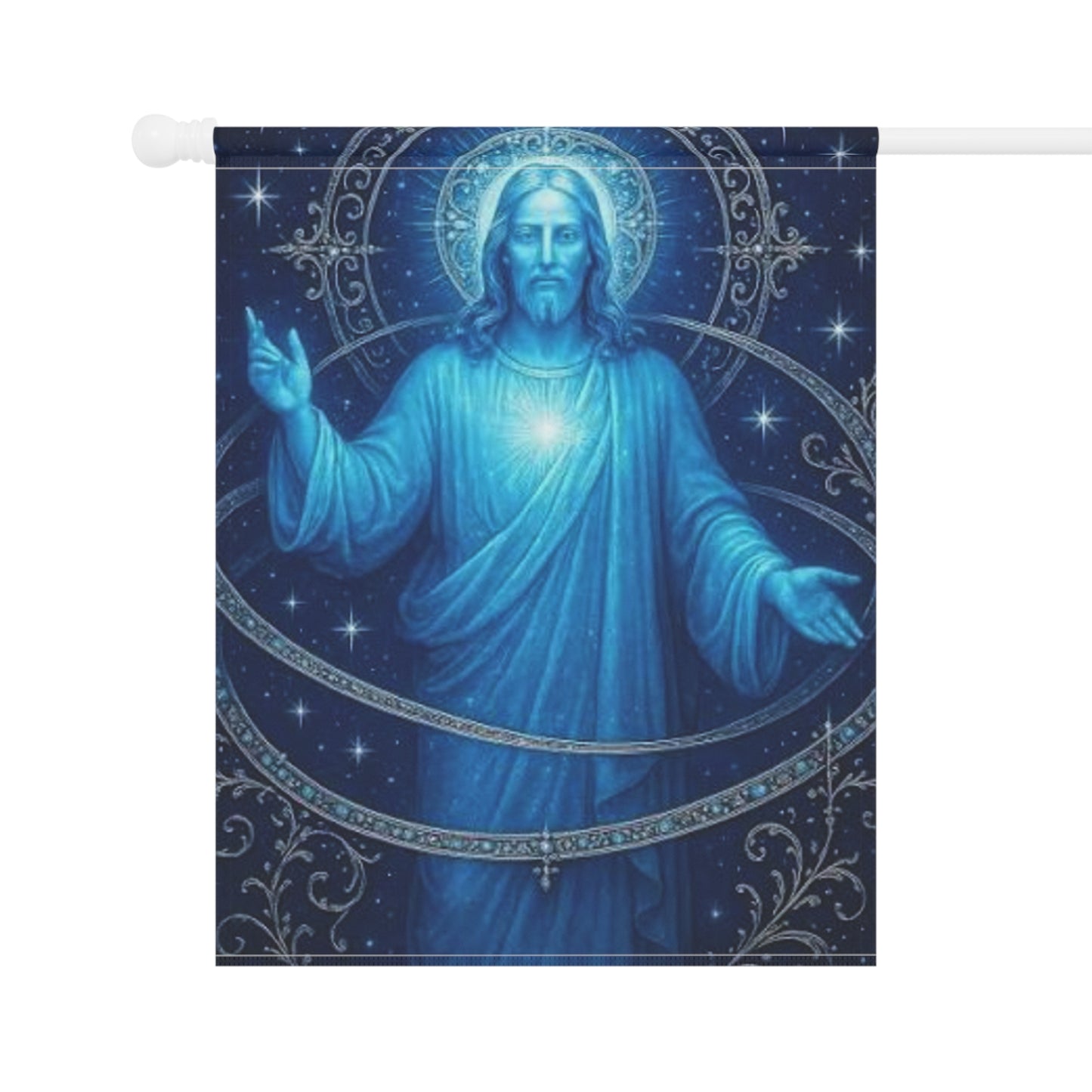 King Jesus Decorative Yard Banner