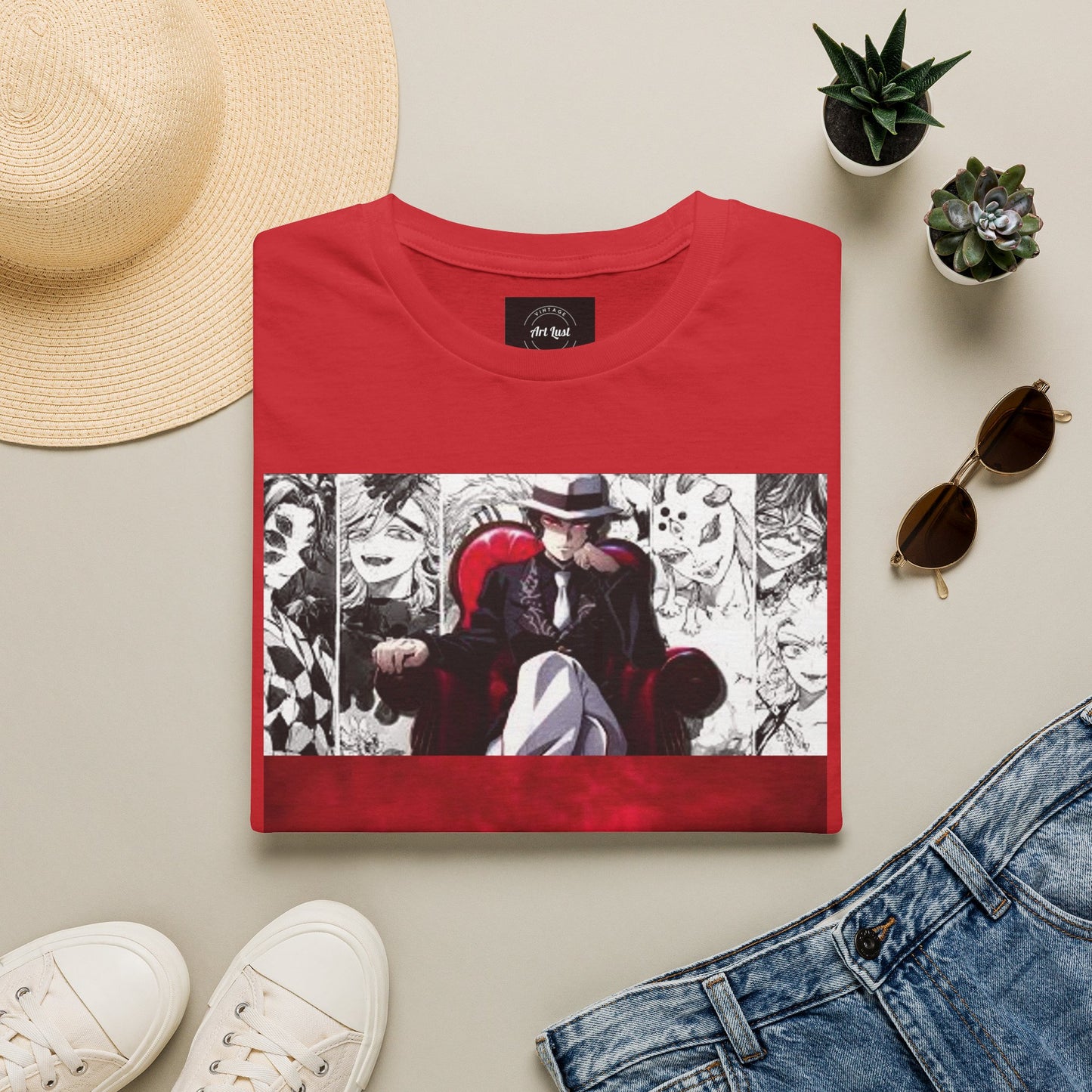 Vintage Unisex D.S. Art Lust Softstyle T-Shirt