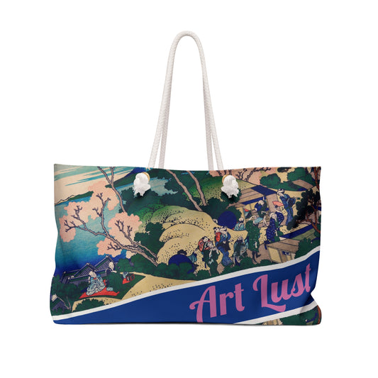 Art Lust Vintage Pink/Blue Weekender Bag