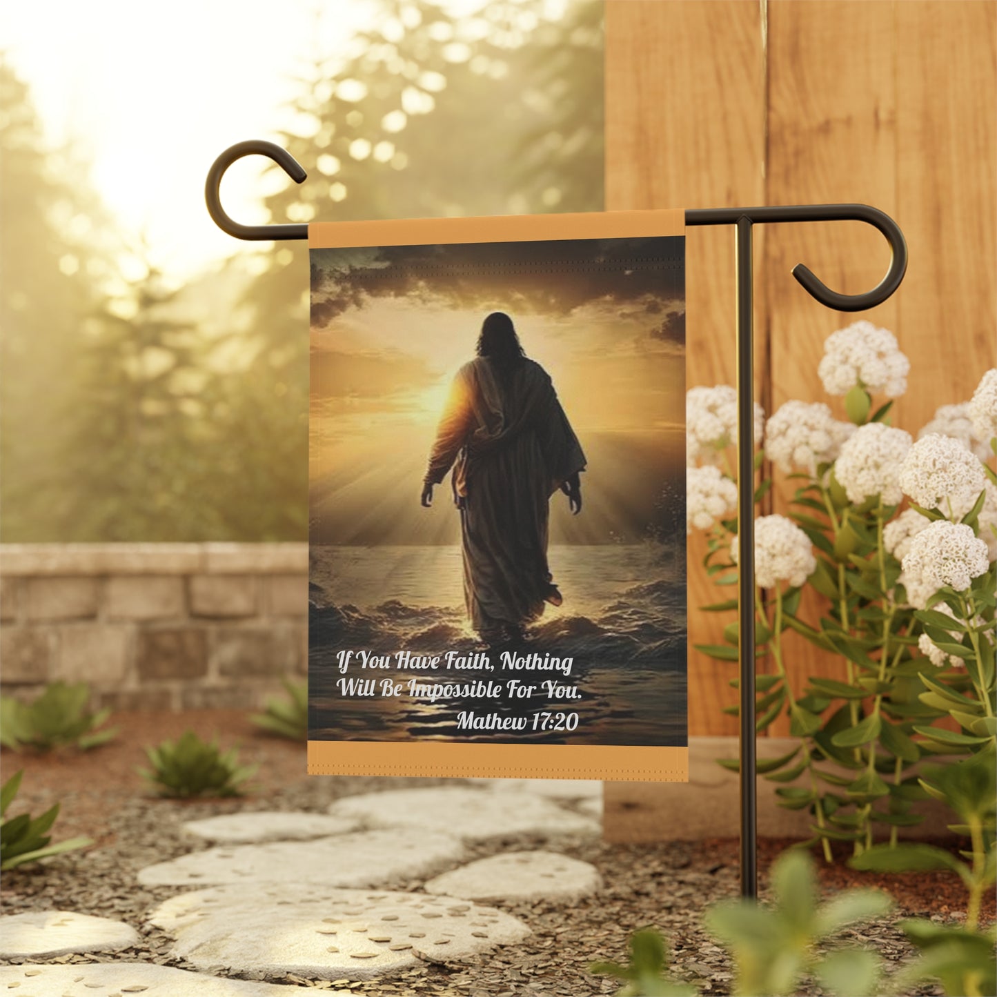 Have Faith Mark 17:20 Decorative Yard Banner