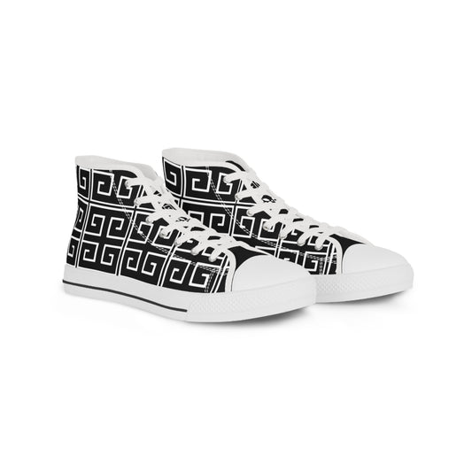 Vintage Art Lust Greek High Top Sneakers