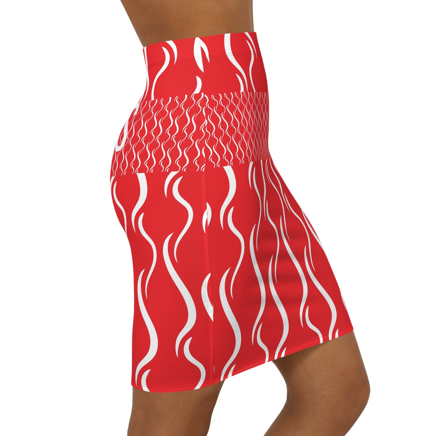 Women's Vintage PARIS Red Mini Skirt