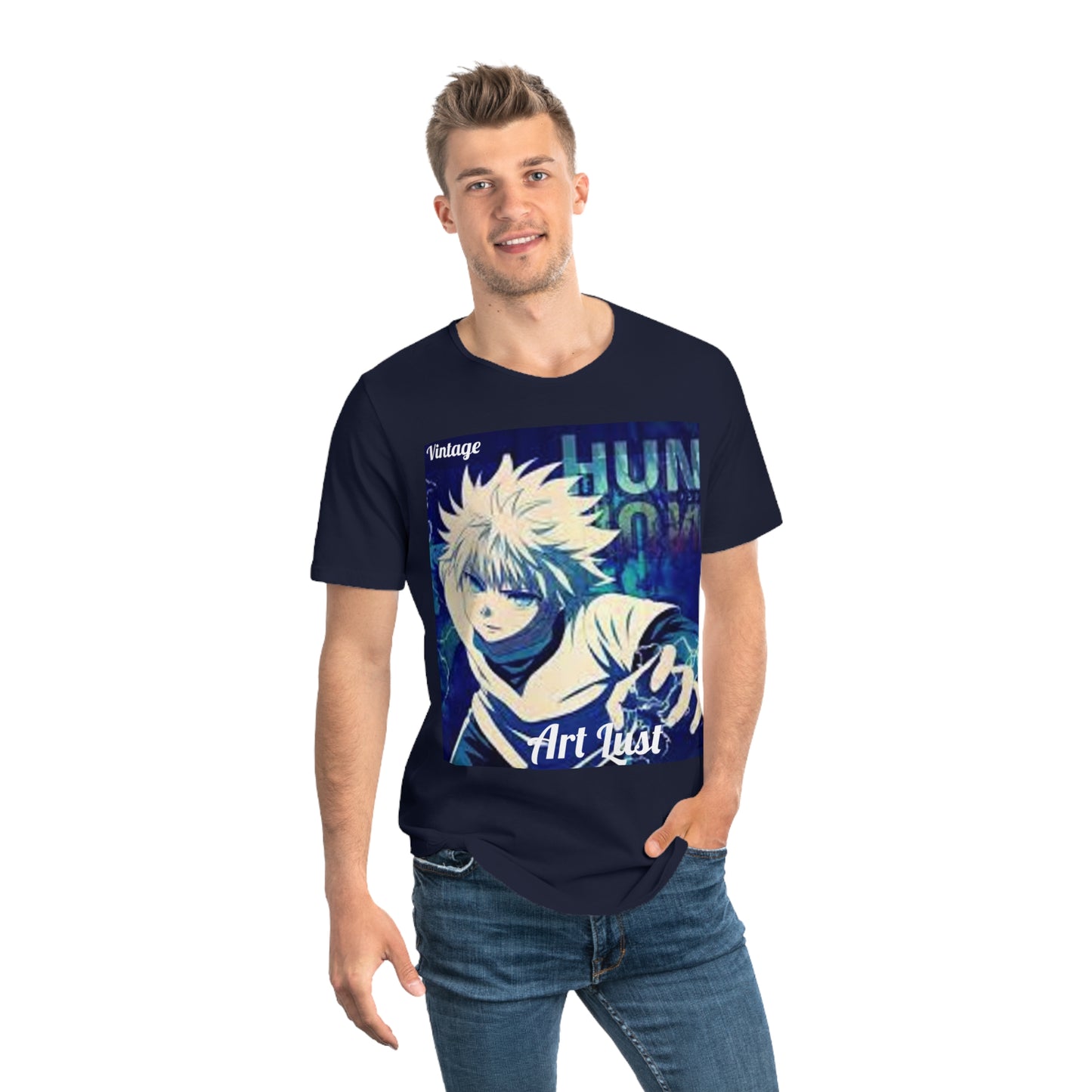 Men's HxH Art Lust Jersey Curved Hem Tee