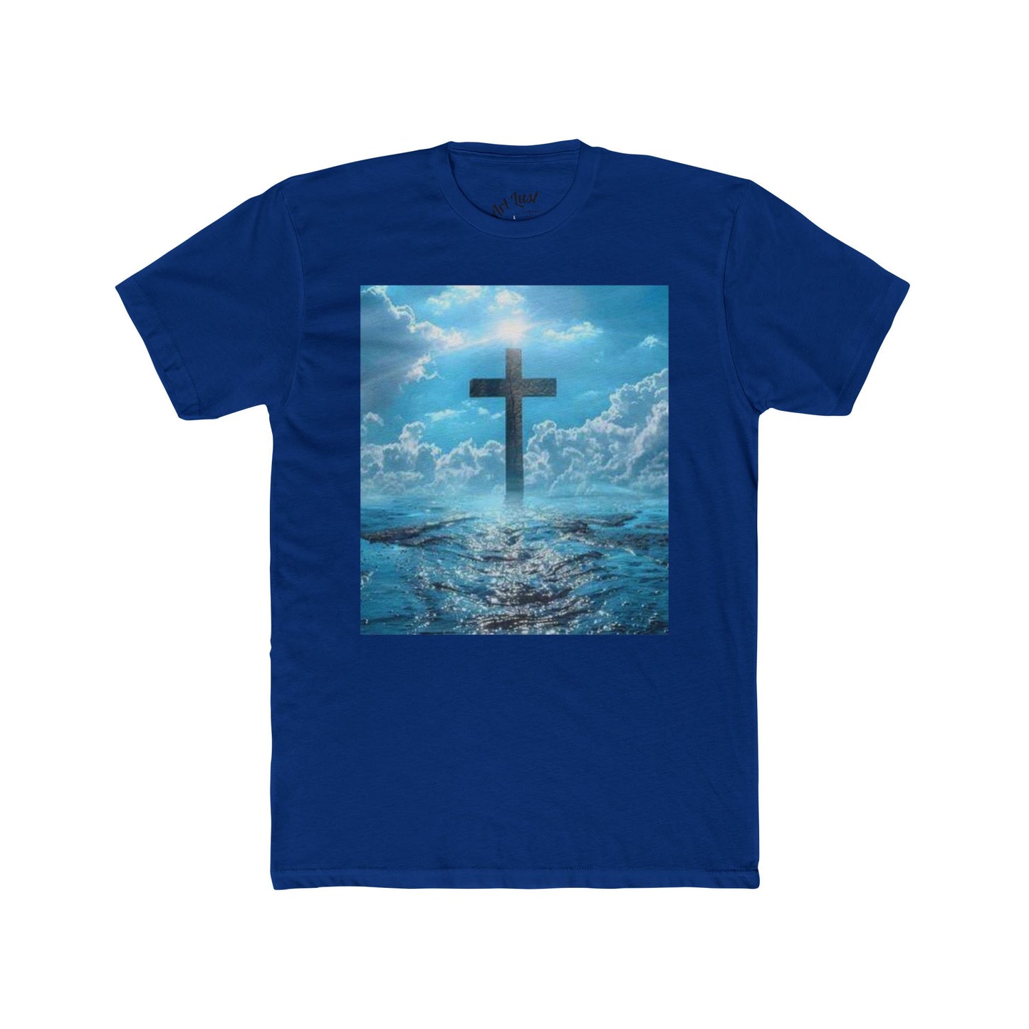 Vintage Nation Christian Cross Ocean Tee