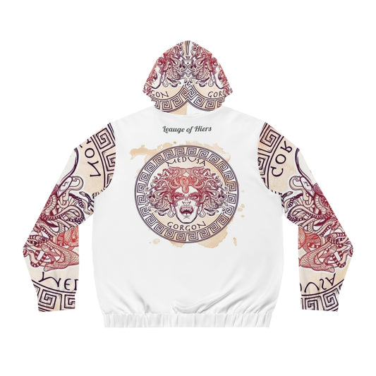 Men's Small Color Fuse  Madusa Full-Zip Hoodie (AOP)