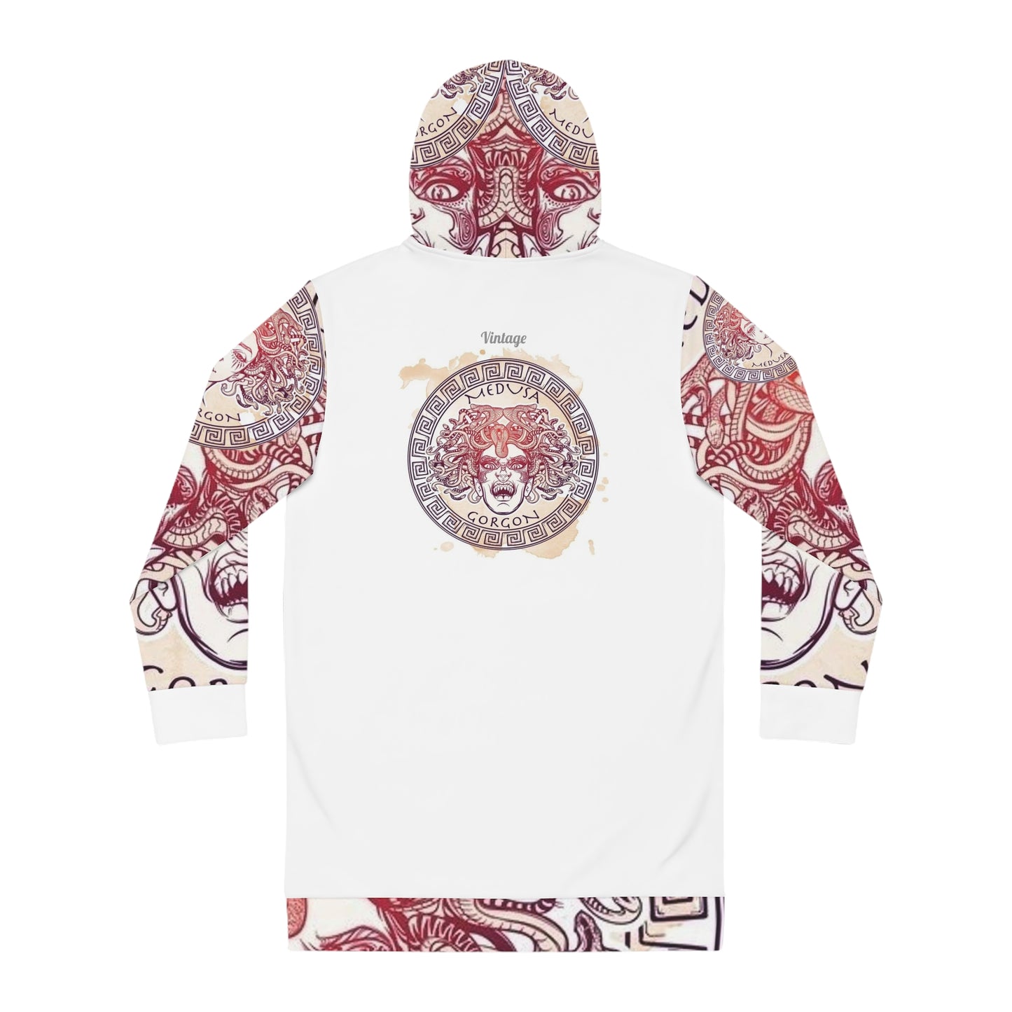 Women's Madusa Color Fuse Hoodie Dress (AOP)