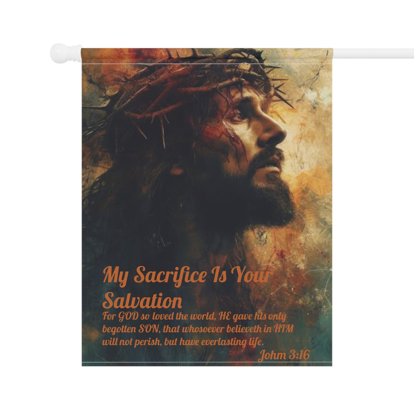 The Salvation John 3:16 Decorative Yard Banner