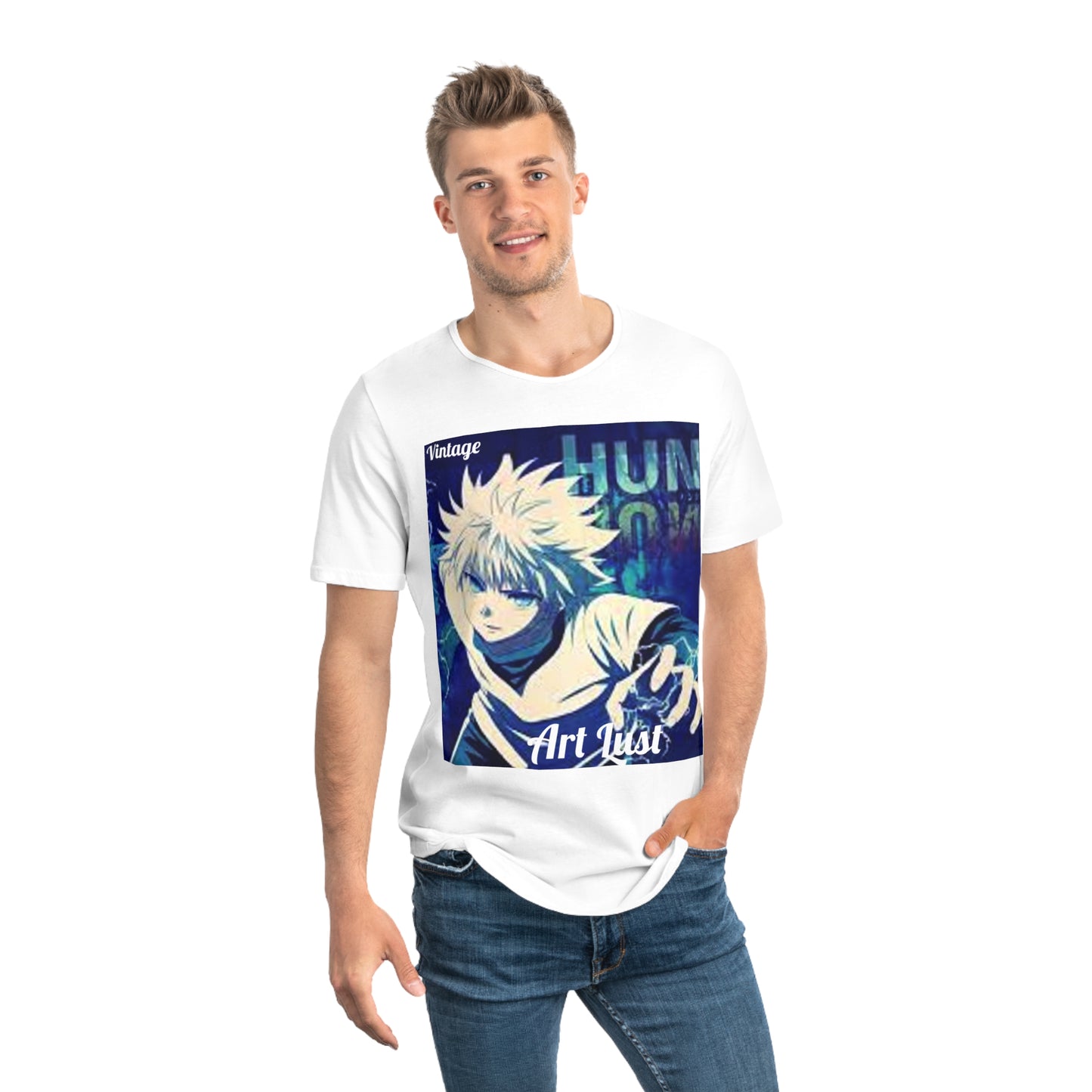Men's HxH Art Lust Jersey Curved Hem Tee