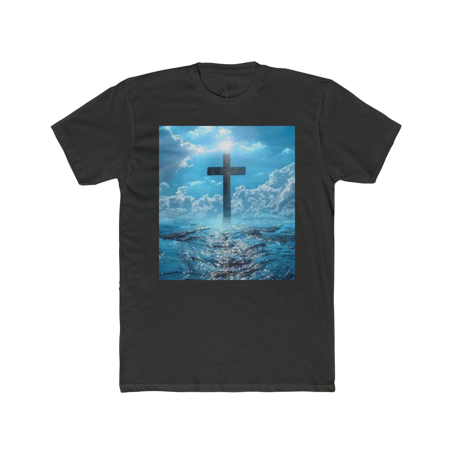 Vintage Nation Christian Cross Ocean Tee