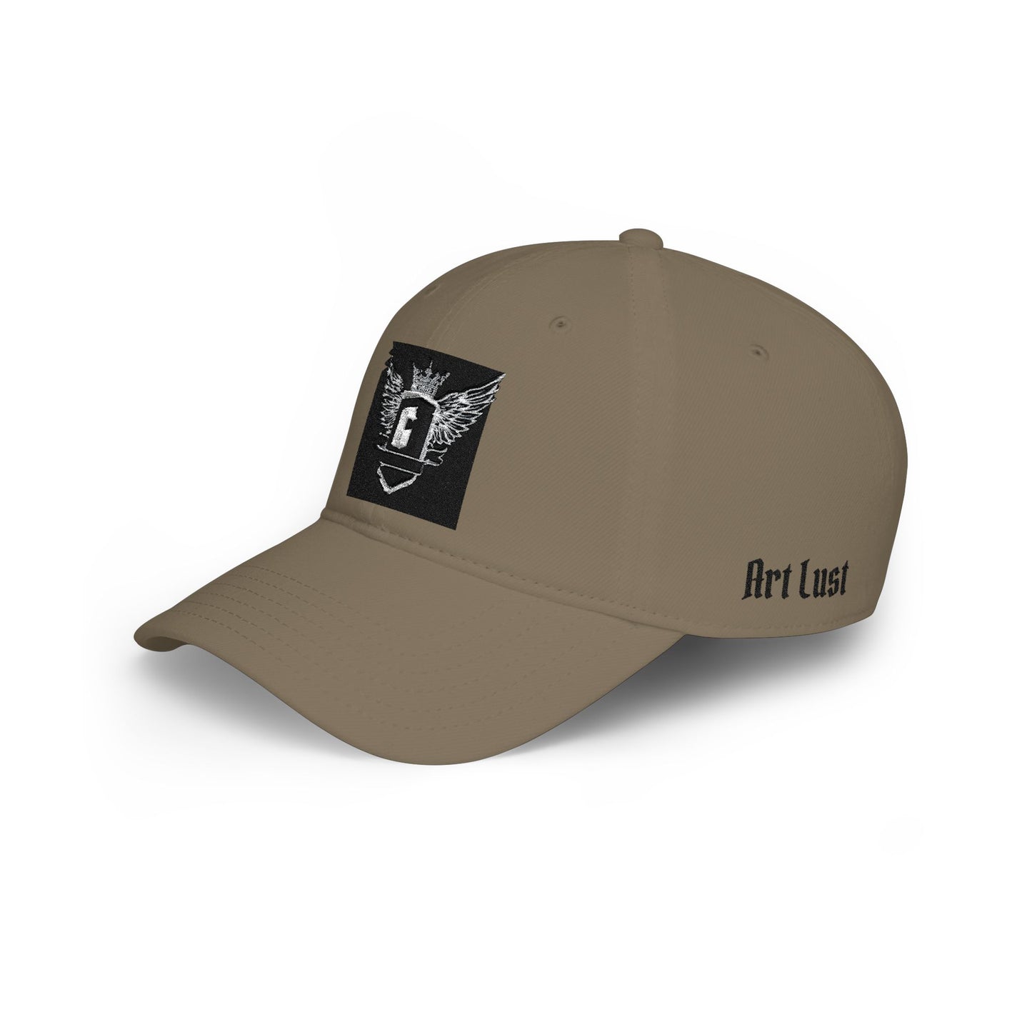 Embroidered Vintage Nation/ Art Lust Winged Crest Cap — 'G' Vintage Baseball Hat