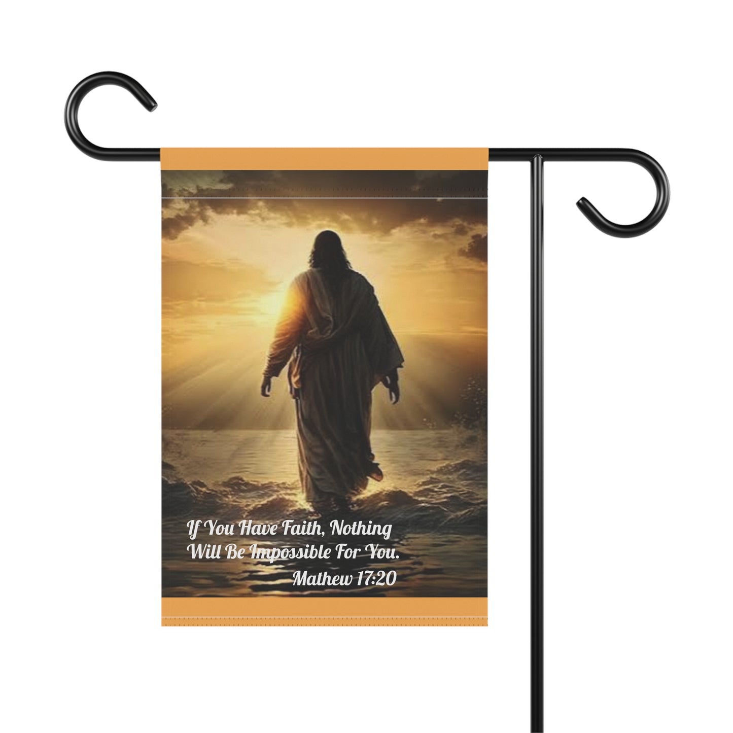 Have Faith Mark 17:20 Decorative Yard Banner