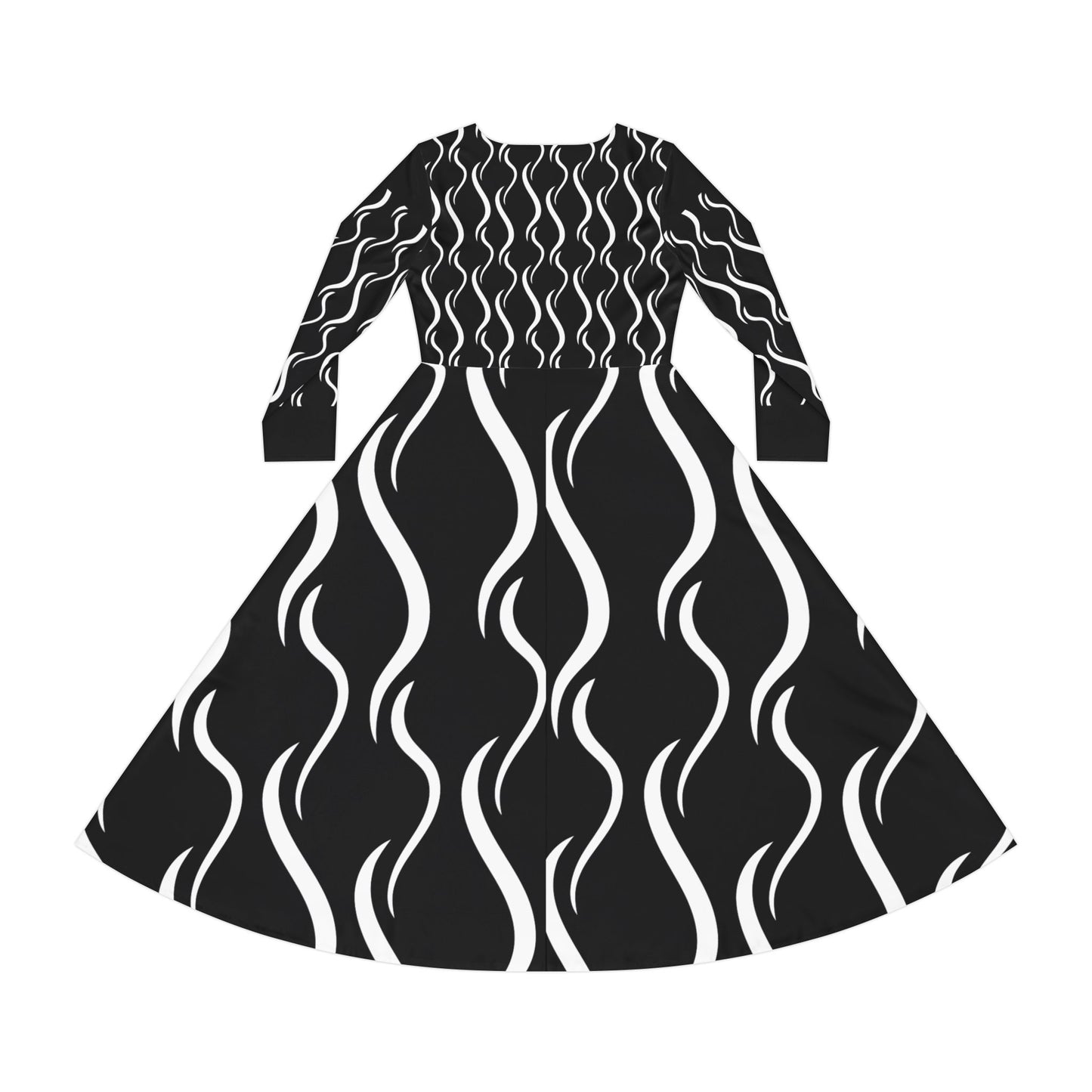 Women's Vintage Made Long Sleeve Dance Dress
