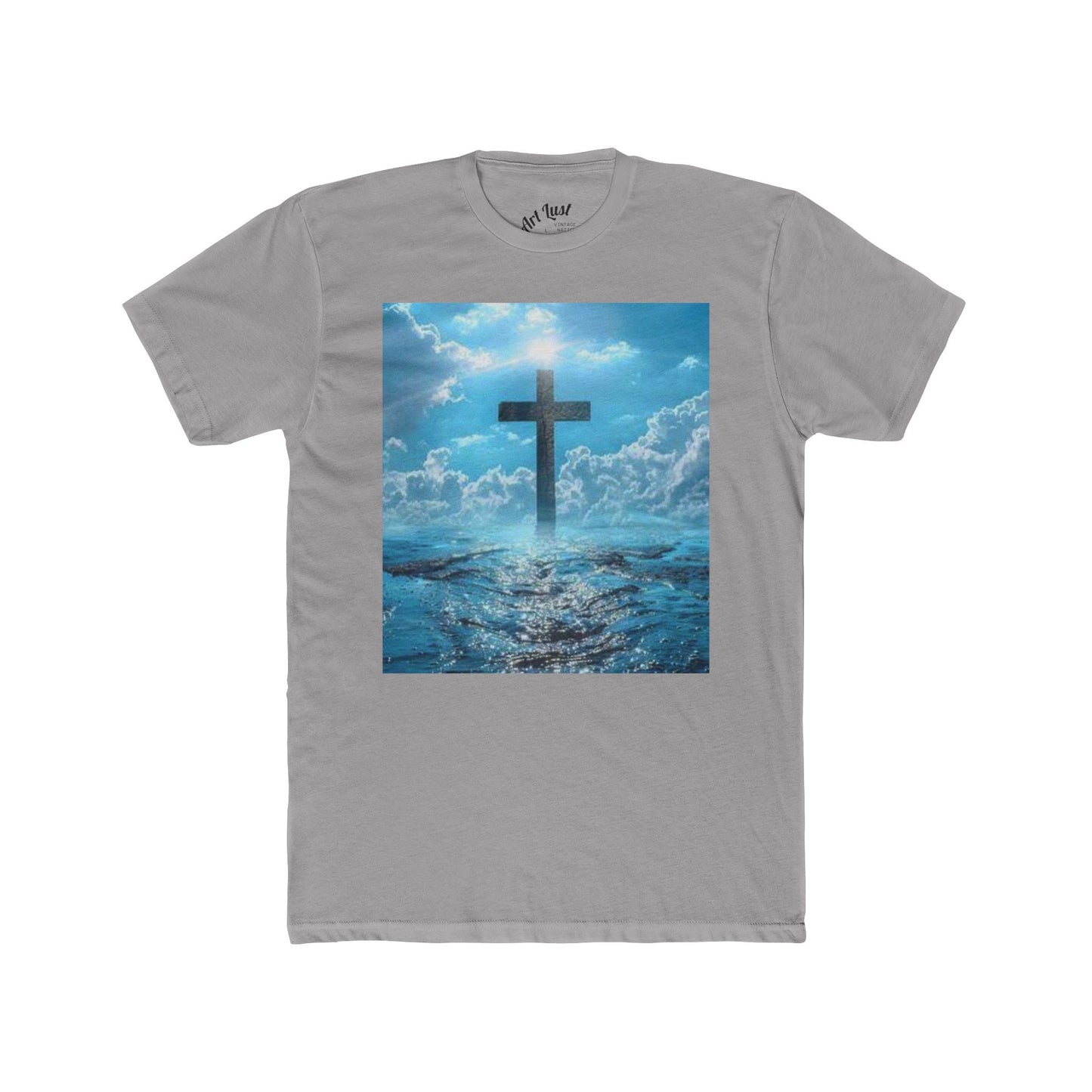 Vintage Nation Christian Cross Ocean Tee