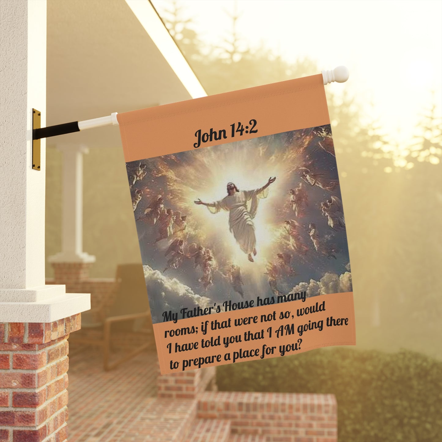 "I've Prepared A Place For You" John 14:2 Decorative Yard Banner