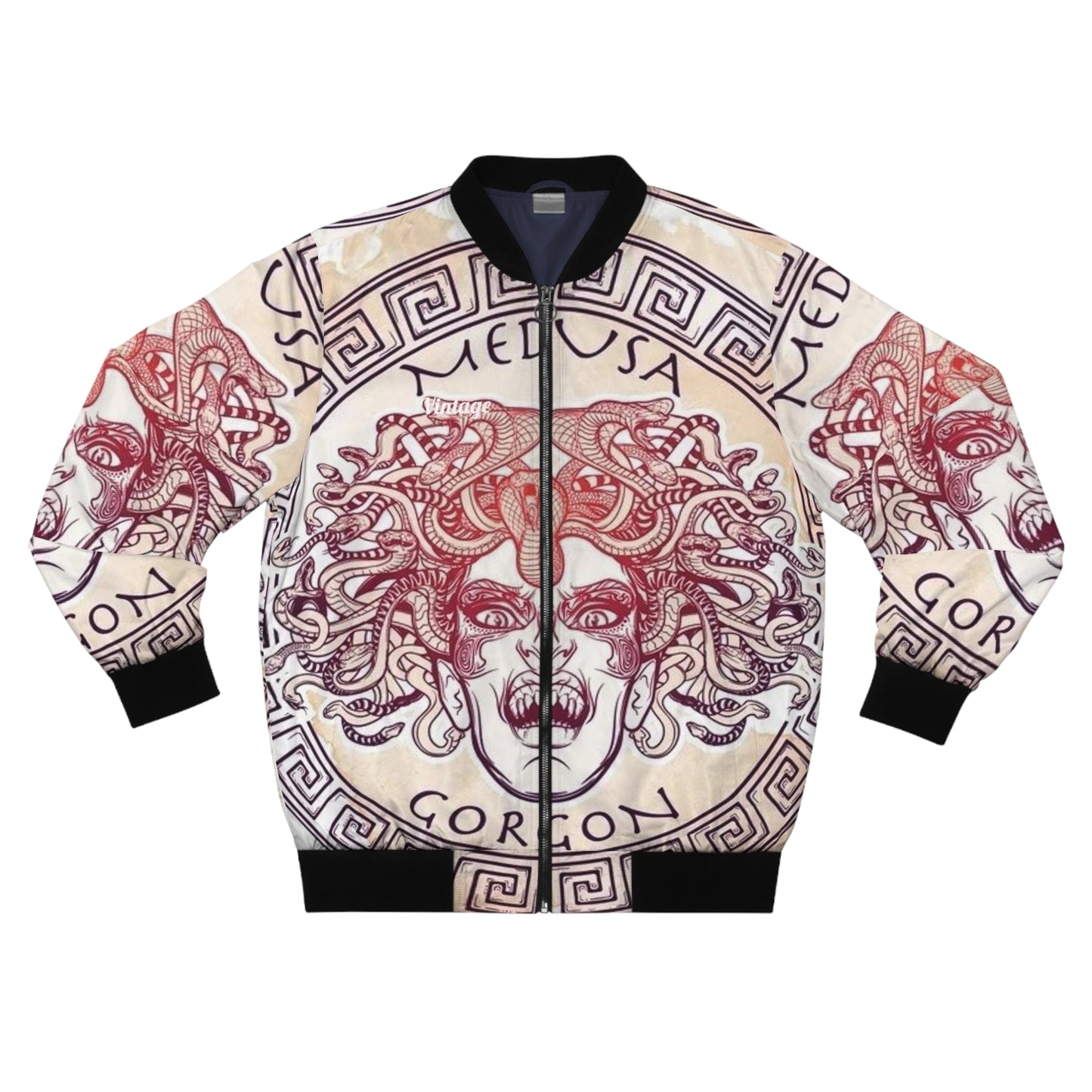 Men's Full Color Fuse Madusa Bomber Jacket (AOP)