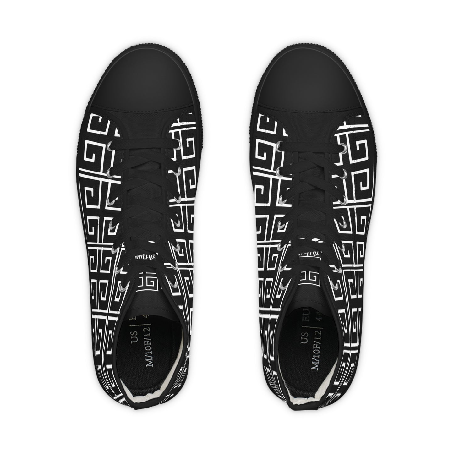 Vintage Art Lust Greek High Top Sneakers