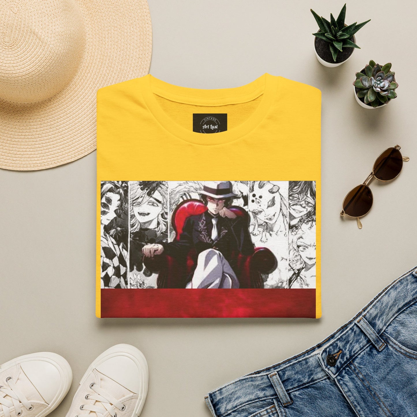 Vintage Unisex D.S. Art Lust Softstyle T-Shirt