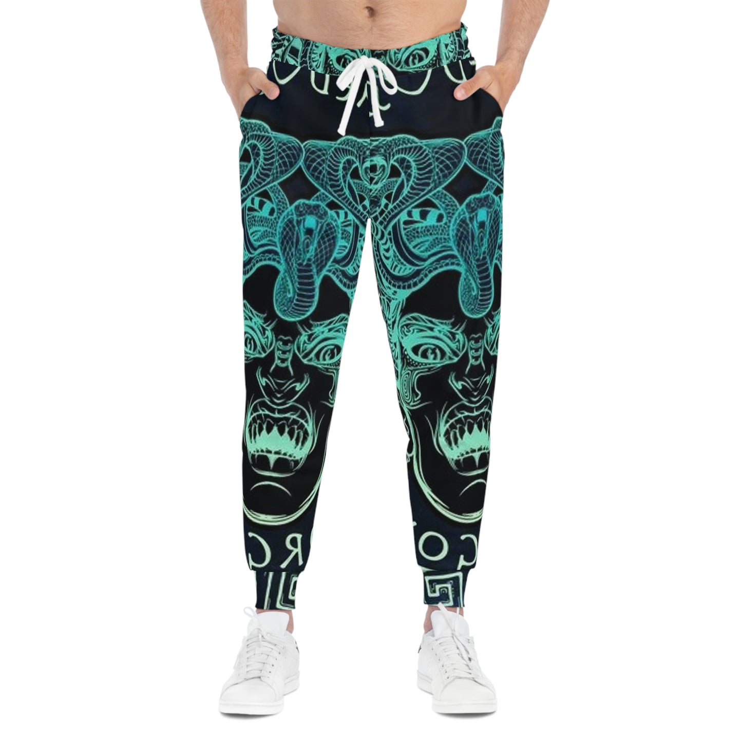 Athletic Black/ Color Fuse Full Madusa Joggers (AOP)
