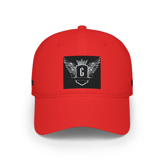 Embroidered Vintage Nation/ Art Lust Winged Crest Cap — 'G' Vintage Baseball Hat