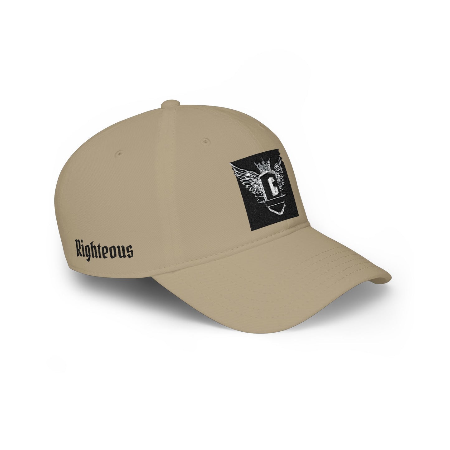 Embroidered Vintage Nation/ Art Lust Winged Crest Cap — 'G' Vintage Baseball Hat