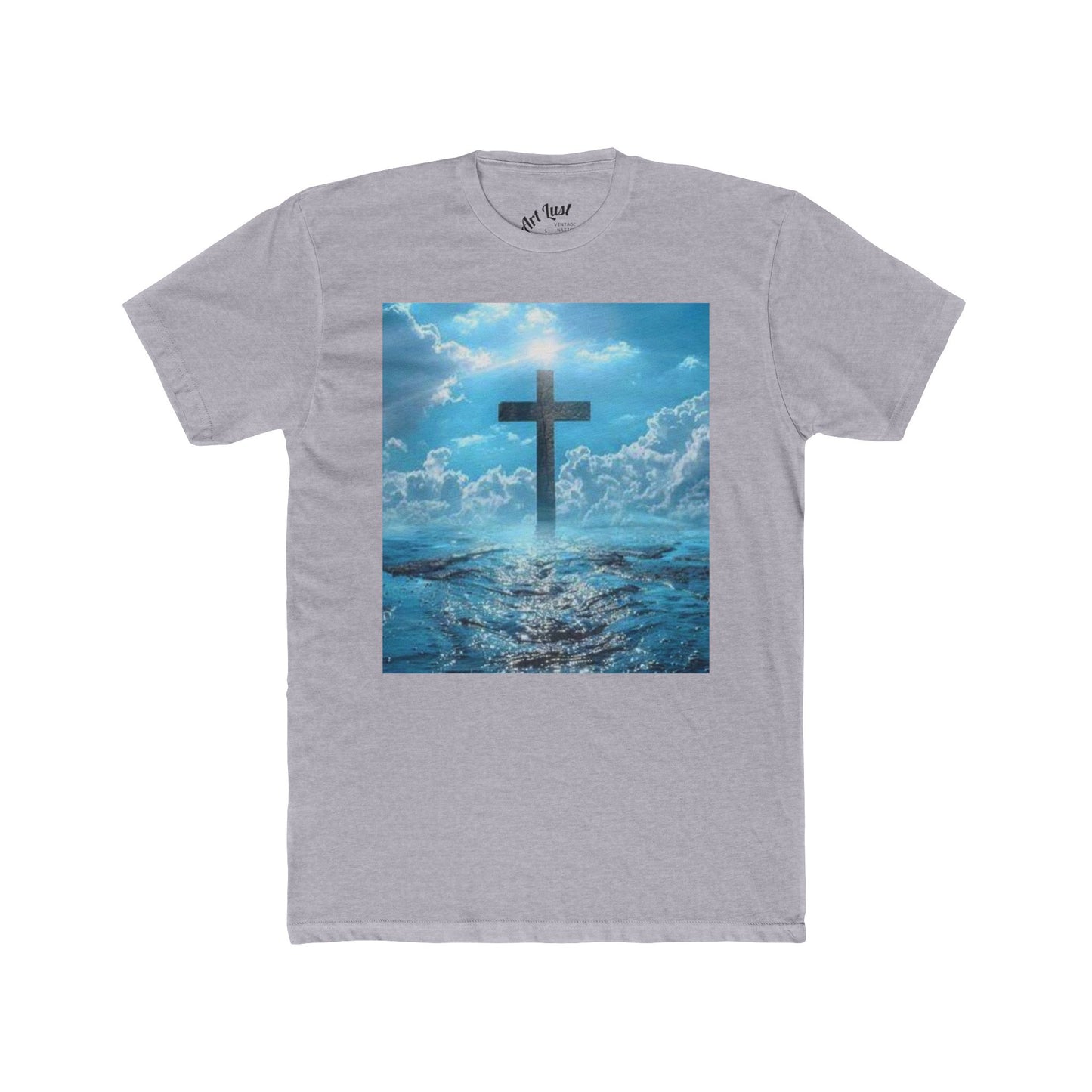 Vintage Nation Christian Cross Ocean Tee