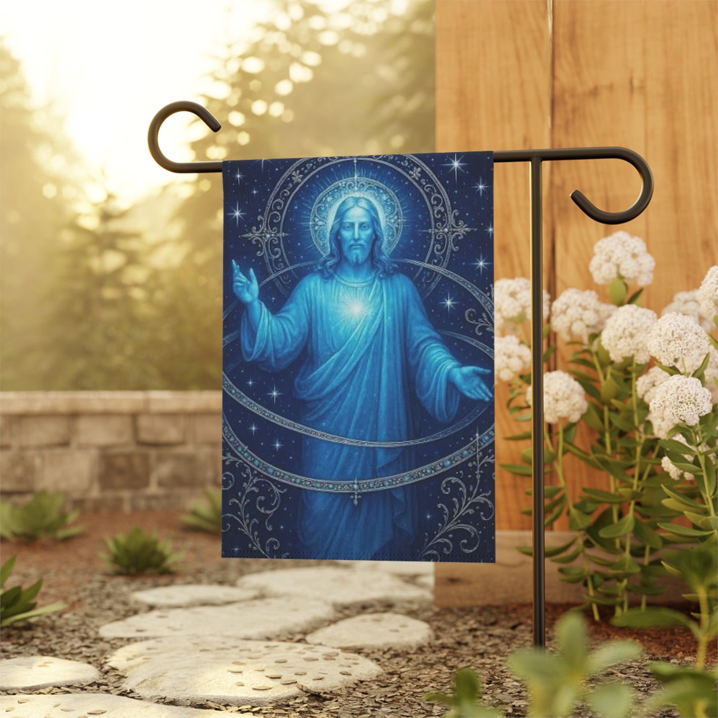 King Jesus Decorative Yard Banner