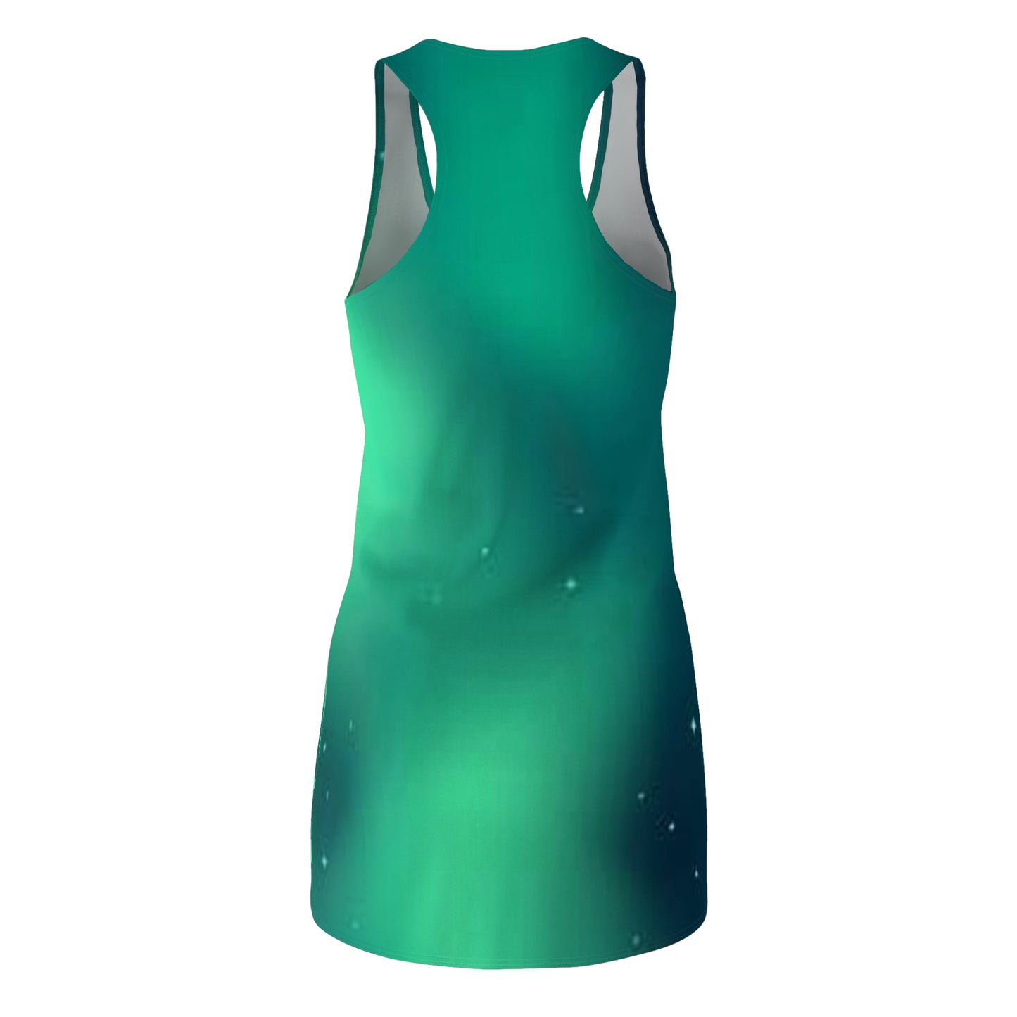 Women's Emerald Odyssey Cut & Sew Racerback Dress (AOP)