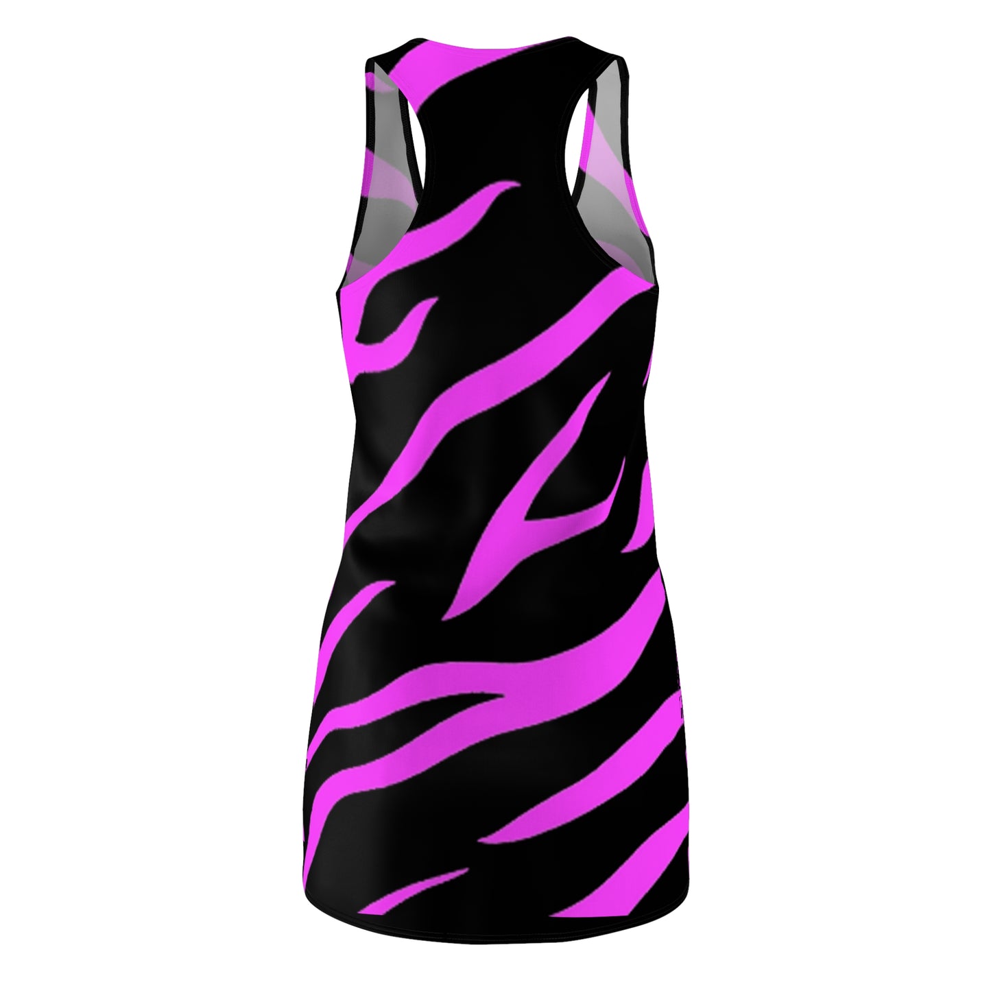 Women's Vintage Pink/Black Cut & Sew Racerback Dress