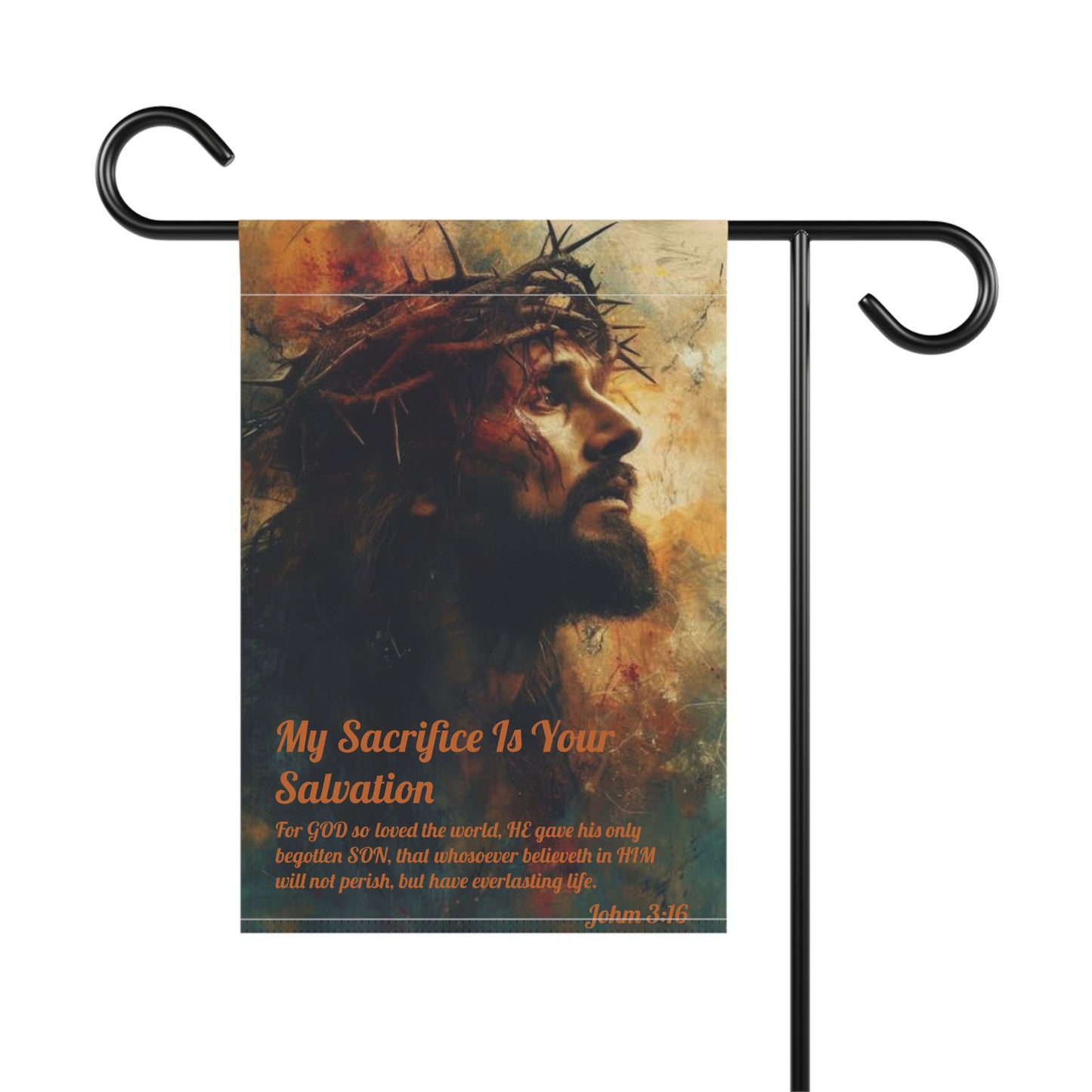 The Salvation John 3:16 Decorative Yard Banner