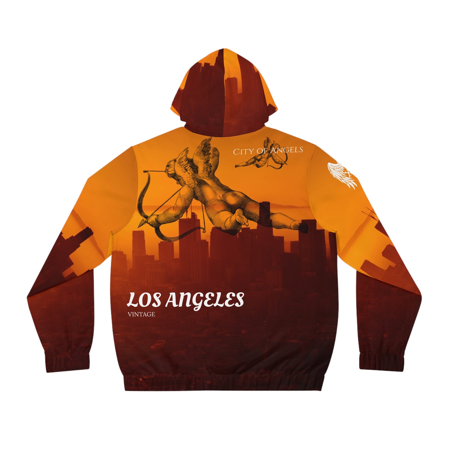 Men's Vintage LA Full-Zip Hoodie (AOP)
