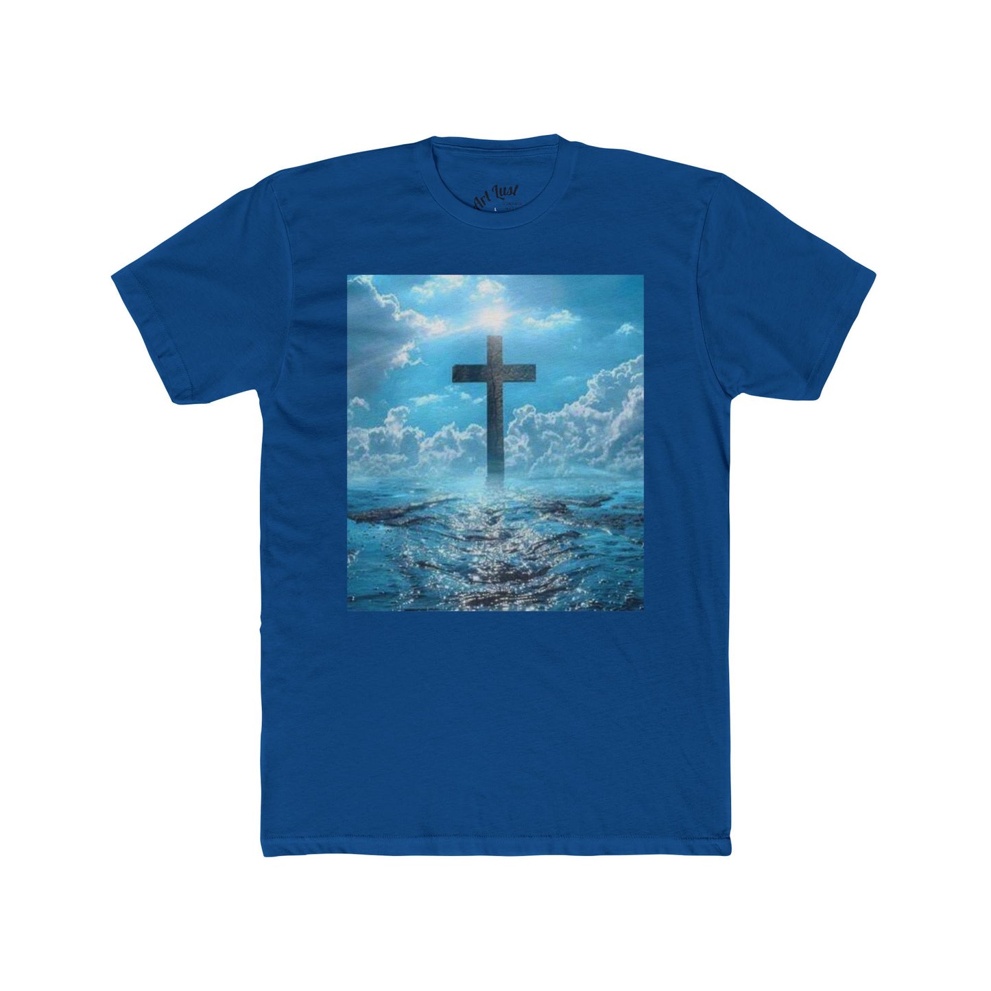 Vintage Nation Christian Cross Ocean Tee