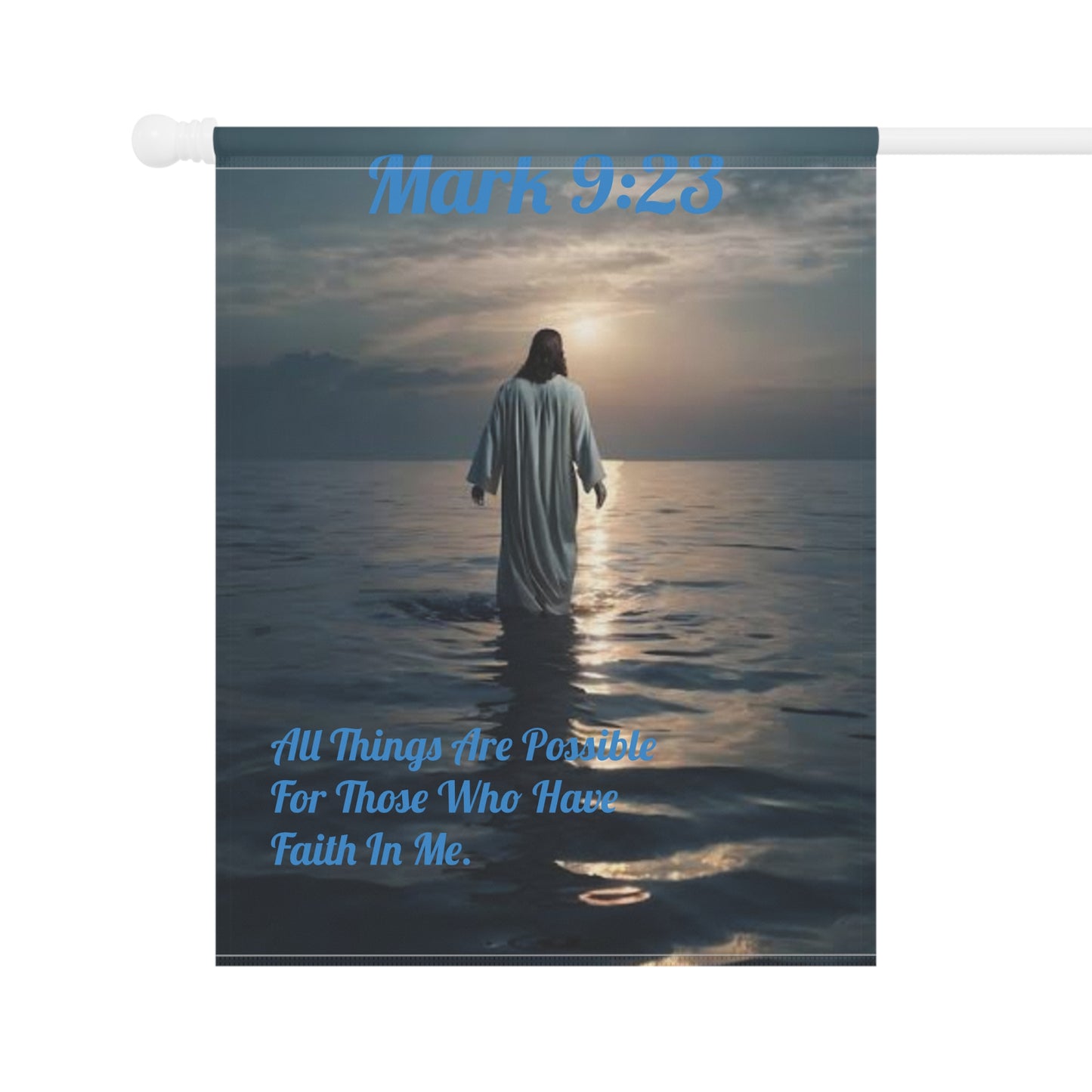 All Things Are Possible Mark 9:23 Decorative Yard Banner