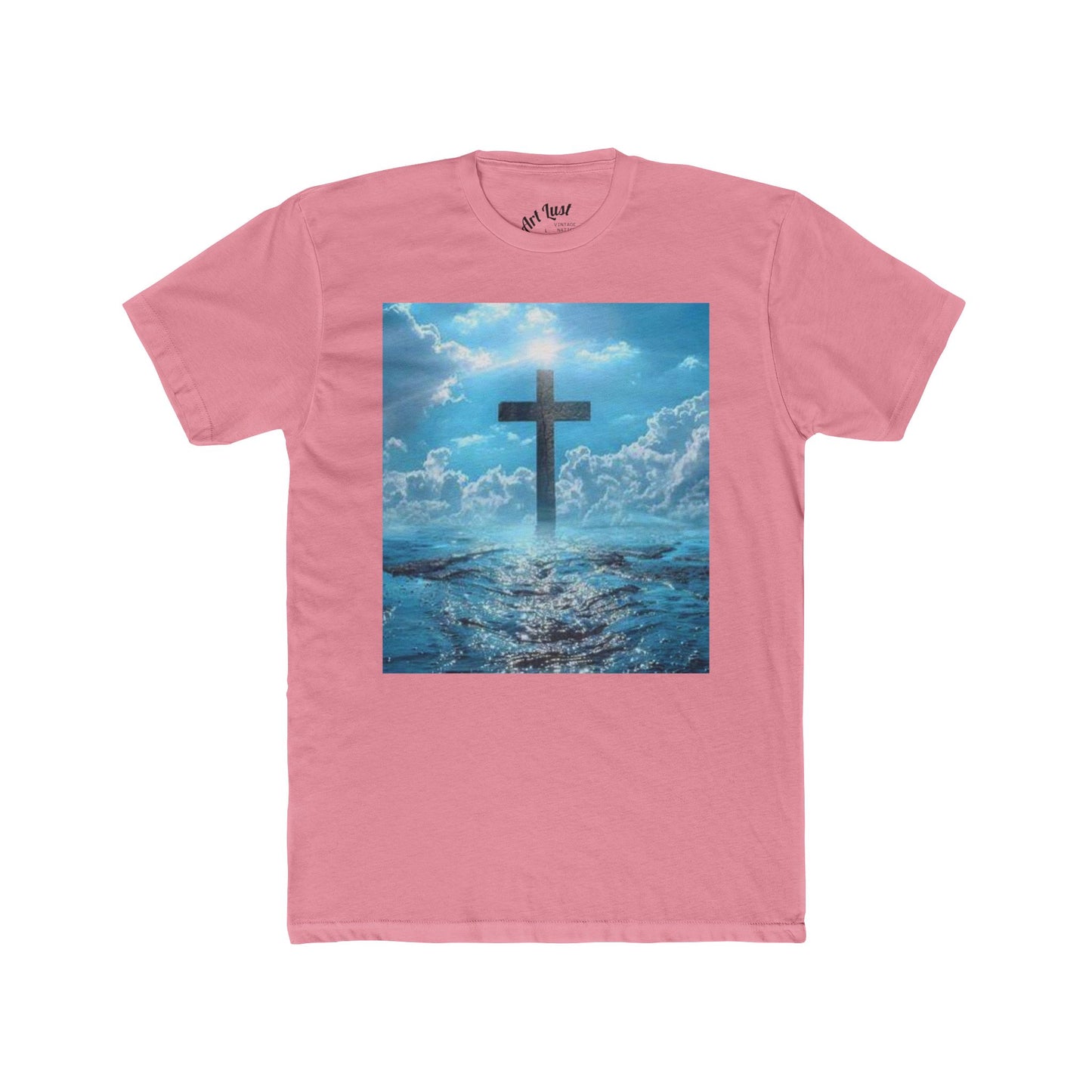 Vintage Nation Christian Cross Ocean Tee