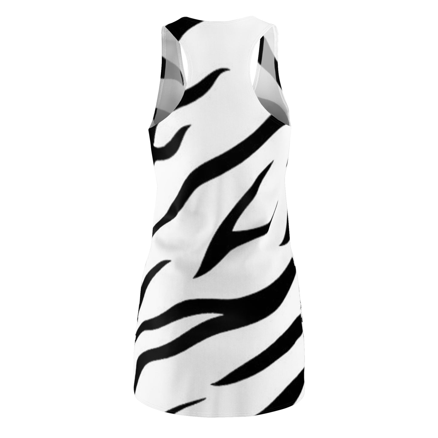 Women's Vintage Zebra Cut & Sew Racerback Dress