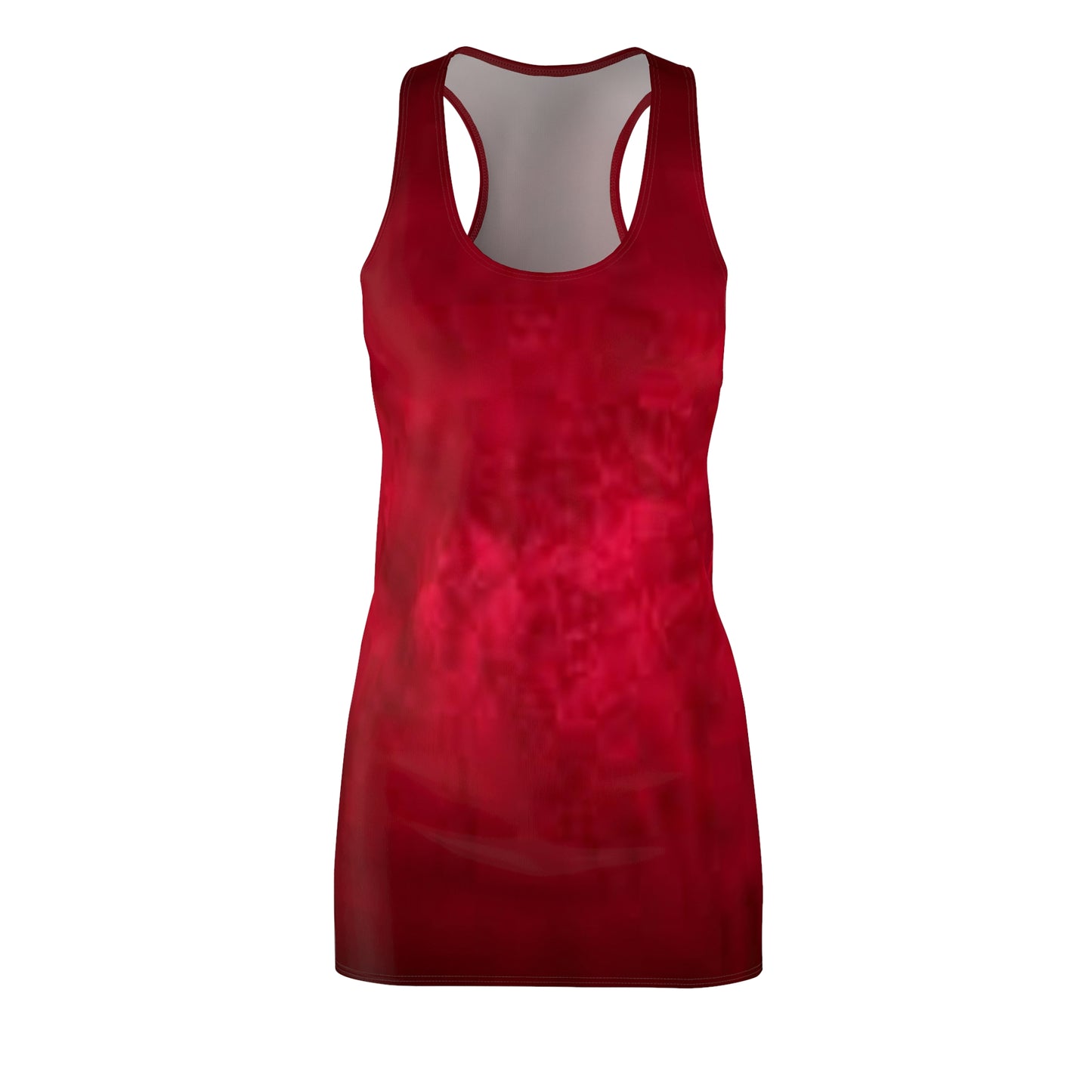 Women's Velvet Rose Cut & Sew Racerback Dress (AOP)