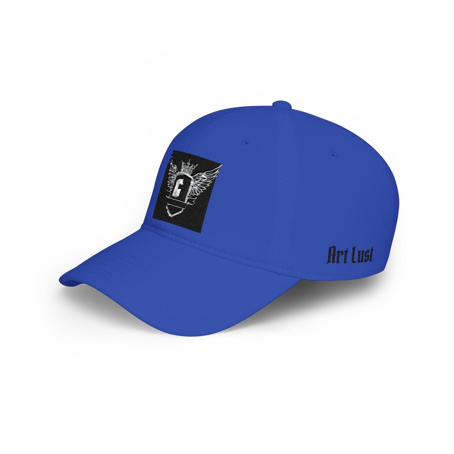 Embroidered Vintage Nation/ Art Lust Winged Crest Cap — 'G' Vintage Baseball Hat