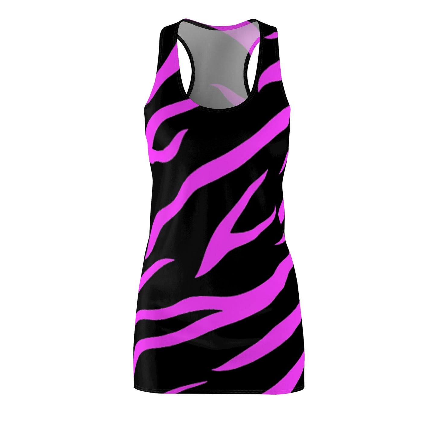 Women's Vintage Pink/Black Cut & Sew Racerback Dress